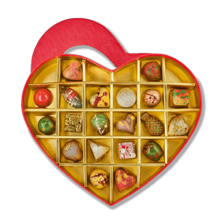 גליצקי LOVE מארז 20 פרלינים עבודת יד