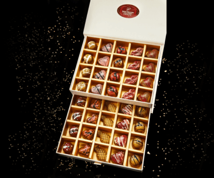 מארז 40 פרלינים עבודת יד