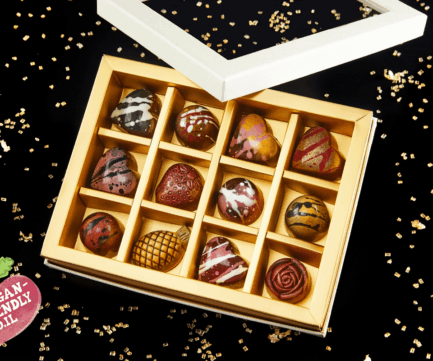 מארז 12 פרלינים טבעוני