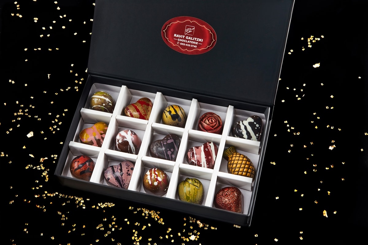 מארז 15 פרלינים יוקרתי