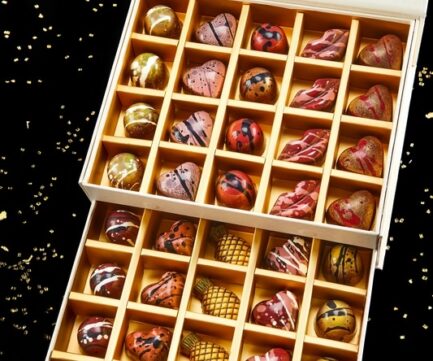 מארז 40 פרלינים עבודת יד