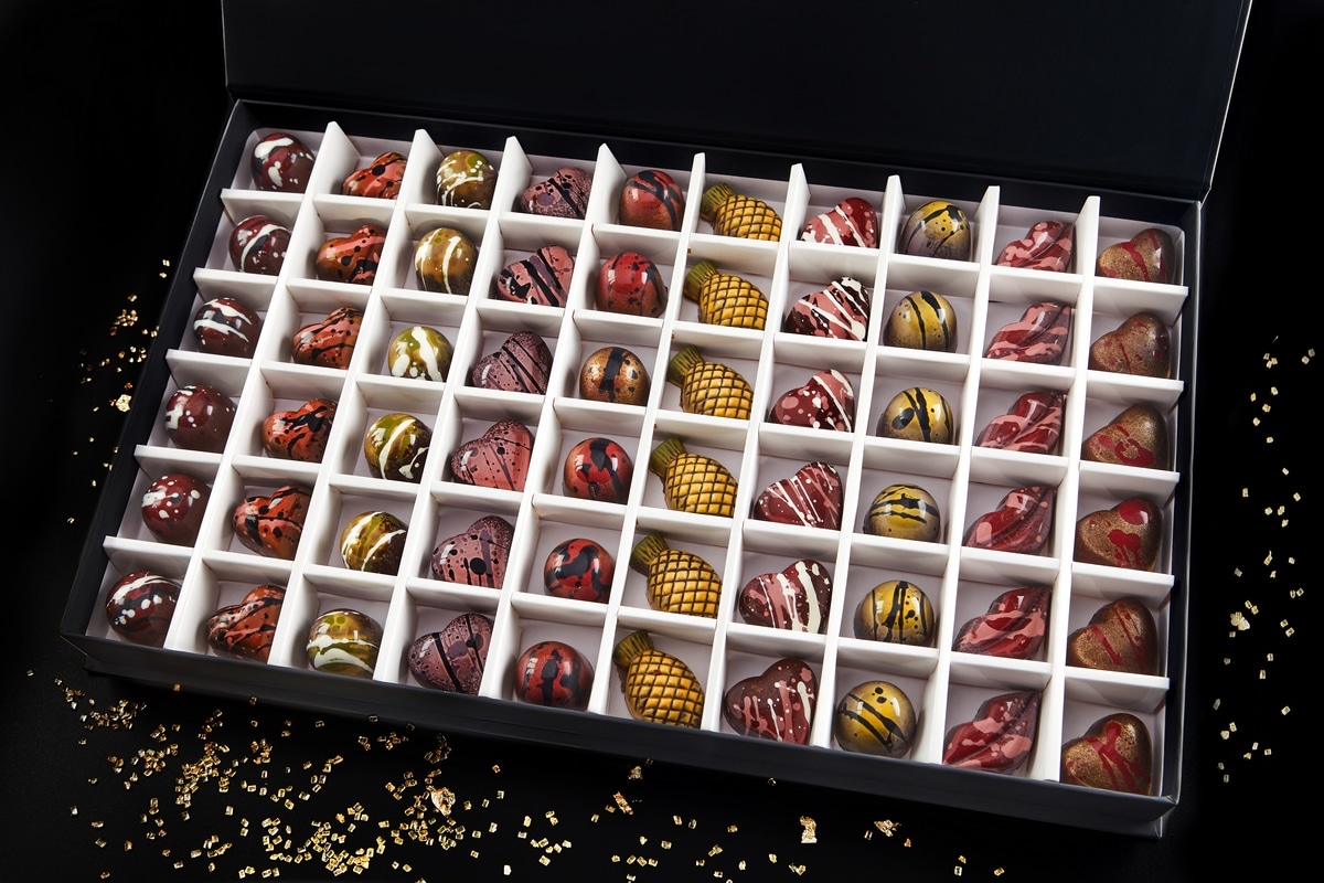 מארז פרימיום 60 פרלינים